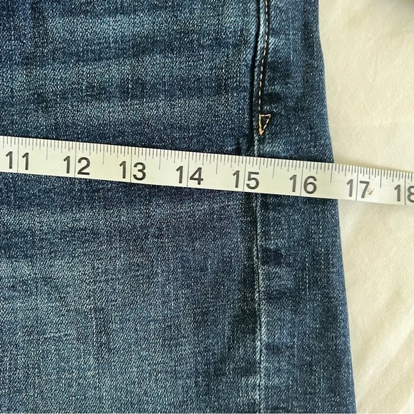 Gap 4” short high rise dark wash denim shorts size 25R - Picture 8 of 11